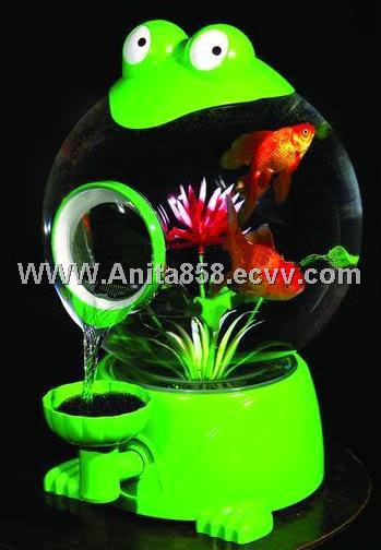 Goldfish dynamic glass bowl